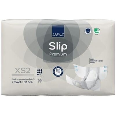Abena Slip Premium 2 XS - 4 paquets de 32 protections Abena Slip Premium 2 XS - 4 paquets de 32 protections