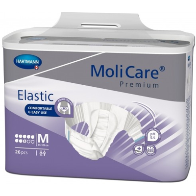 Hartmann - Molicare Premium Slip Elastic - 8 gouttes - Medium -Sous-vêtements d’incontinence Hartmann - Molicare Premium Slip Elastic - 8 gouttes - Medium -Sous-vêtements d’incontinence