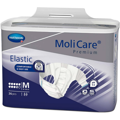 Hartmann Molicare Premium Slip Elastic 9 gouttes Medium - 3 paquets de 26 protections Hartmann Molicare Premium Slip Elastic 9 gouttes Medium - 3 paquets de 26 protections