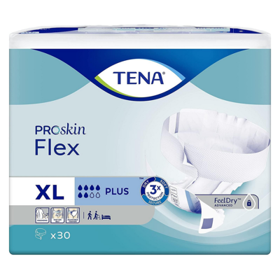 Tena Proskin Flex Plus XL - 3 paquets de 30 protections Tena Proskin Flex Plus XL - 3 paquets de 30 protections