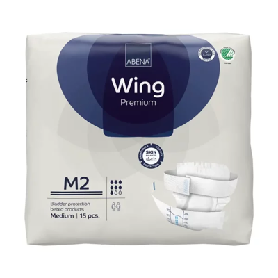 Abena Wing Premium 2 Medium - 4 paquets de 15 protections Abena Wing Premium 2 Medium - 4 paquets de 15 protections