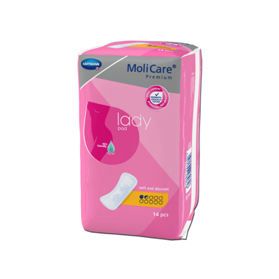 Hartmann Molicare Premium Lady Pads 1.5 goutte - 24 paquets de 14 protections Hartmann Molicare Premium Lady Pads 1.5 goutte - 24 paquets de 14 protections
