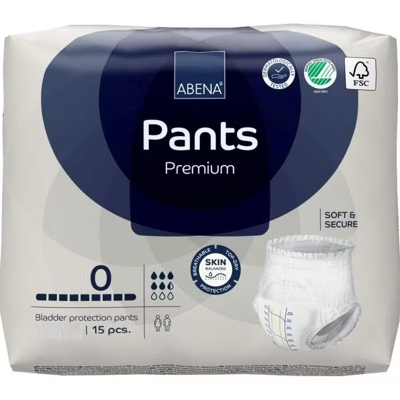 Abena Pants Premium 0 Medium - 6 paquets de 15 protections Abena Pants Premium 0 Medium - 6 paquets de 15 protections