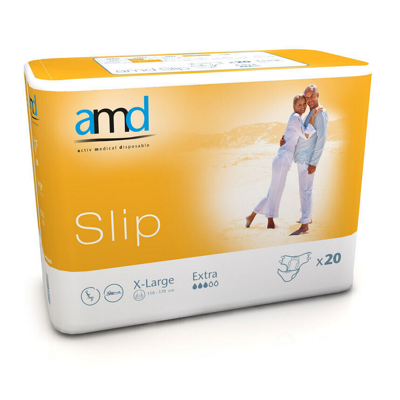 AMD Slip Extra XL - 8 paquets de 20 protections AMD Slip Extra XL - 8 paquets de 20 protections