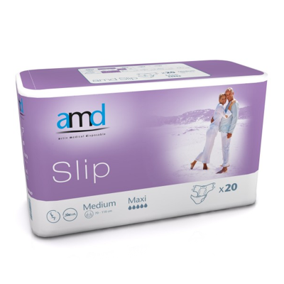 AMD Slip Maxi Medium - 8 paquets de 20 protections AMD Slip Maxi Medium - 8 paquets de 20 protections