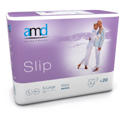 AMD Slip Maxi XL - 6 paquets de 20 protections AMD Slip Maxi XL - 6 paquets de 20 protections