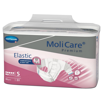 Hartmann Molicare Premium Slip Elastic 7 gouttes Small - 3 paquets de 30 protections Hartmann Molicare Premium Slip Elastic 7 gouttes Small - 3 paquets de 30 protections
