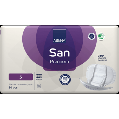 Abena San Premium 5 - 4 paquets de 36 protections Abena San Premium 5 - 4 paquets de 36 protections