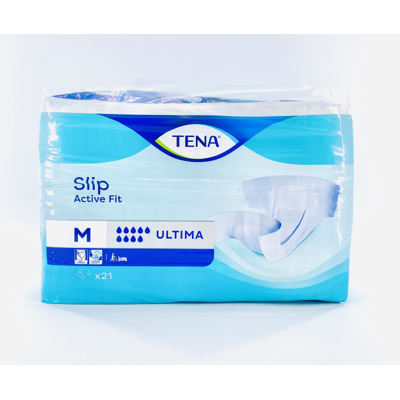 Tena Slip Active Fit Ultima Medium - 6 paquets de 21 protections Tena Slip Active Fit Ultima Medium - 6 paquets de 21 protections