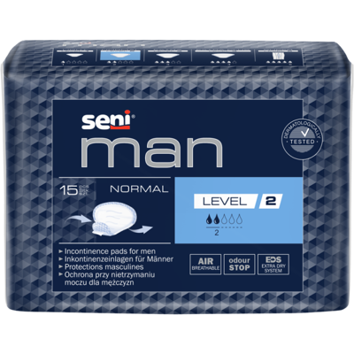 Seni Man Normal Level 2 - 16 paquets de 15 protections Seni Man Normal Level 2 - 16 paquets de 15 protections