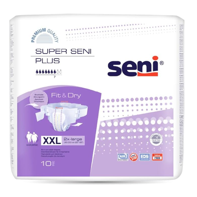Seni Super Plus XXL - Couches d'incontinence Seni Super Plus XXL - Couches d'incontinence