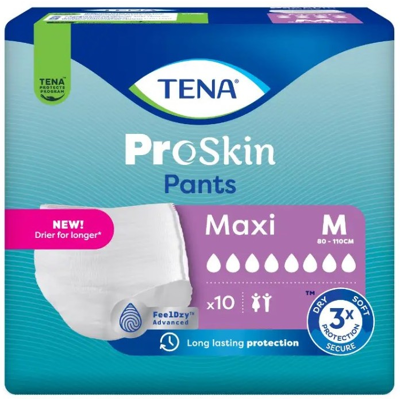 Tena Proskin Pants Maxi Medium - 12 paquets de 10 protections Tena Proskin Pants Maxi Medium - 12 paquets de 10 protections