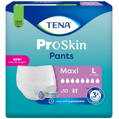 Tena Proskin Pants Maxi Large - 4 paquets de 10 protections Tena Proskin Pants Maxi Large - 4 paquets de 10 protections