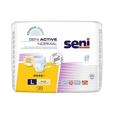 Seni Active Normal Large - 6 paquets de 30 protections Seni Active Normal Large - 6 paquets de 30 protections
