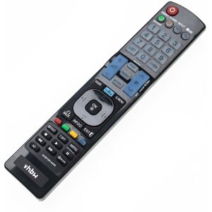 vhbw Télécommande multifonction compatible avec LG 22LV550U-ZC, 22LV5510-ZD, 22LV551A-ZD Home cinéma télévision Blu-Ray Hi-Fi vhbw Télécommande multifonction compatible avec LG 22LV550U-ZC, 22LV5510-ZD, 22LV551A-ZD Home cinéma télévision Blu-Ray Hi-Fi