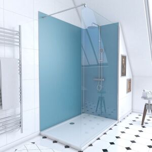 Aurlane Ensemble complet douche à l'Italiennne avec Receveur 90x90 + Paroi transparant + Panneaux muraux Aurlane Ensemble complet douche à l'Italiennne avec Receveur 90x90 + Paroi transparant + Panneaux muraux