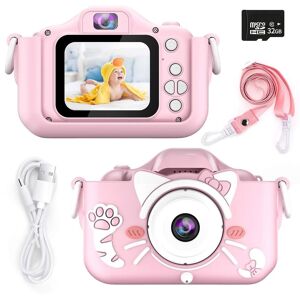 Appareil photo numérique pour enfants 2021 avec double caméra, écran HD, jeux amusants et design durable pour les 3 à 12 ans Appareil photo numérique pour enfants 2021 avec double caméra, écran HD, jeux amusants et design durable pour les 3 à 12 ans