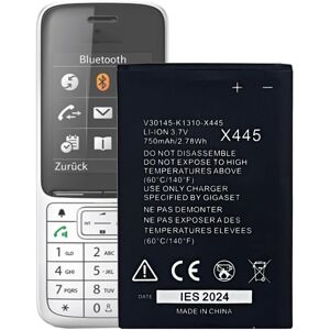 Batterie compatible avec les téléphones Siemens Gigaset SL78H,SL350,SL400,SL400A,SL450,SL750,SL780,SL785 (remplacement pour V30145-K1310-X445) Batterie compatible avec les téléphones Siemens Gigaset SL78H,SL350,SL400,SL400A,SL450,SL750,SL780,SL785 (remplacement pour V30145-K1310-X445)