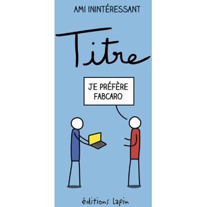 Éditions lapin Titre Éditions lapin Titre