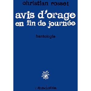 L'Association avis d'orage en fin de journée ; hantologie L'Association avis d'orage en fin de journée ; hantologie