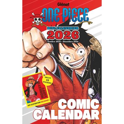Glénat One Piece - mini-calendrier 2026 Glénat One Piece - mini-calendrier 2026
