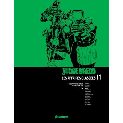 Delirium Éditions Judge Dredd - affaires classées tome 11 Delirium Éditions Judge Dredd - affaires classées tome 11