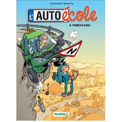 Bamboo L'auto-école tome 8 - panneau-rama Bamboo L'auto-école tome 8 - panneau-rama