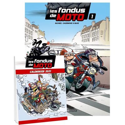 Bamboo Les fondus de moto tome 1 + calendrier 2021 offert Bamboo Les fondus de moto tome 1 + calendrier 2021 offert