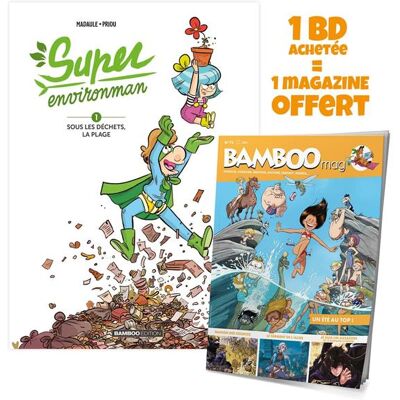 BAMBOO Super Environman Tome 1 : sous les déchets, la plage BAMBOO Super Environman Tome 1 : sous les déchets, la plage