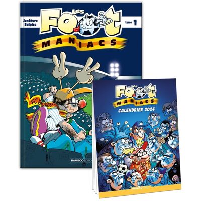 Bamboo Les Foot Maniacs tome 1 + calendrier 2024 offert Bamboo Les Foot Maniacs tome 1 + calendrier 2024 offert