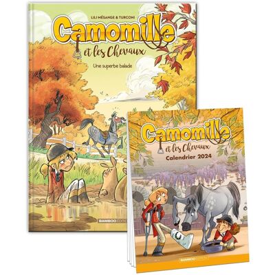 Bamboo Camomille et les chevaux tome 5 + calendrier 2024 offert Bamboo Camomille et les chevaux tome 5 + calendrier 2024 offert