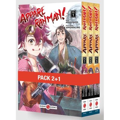 Bamboo Appare ranman ! - pack promo tomes 1 à 3 Bamboo Appare ranman ! - pack promo tomes 1 à 3
