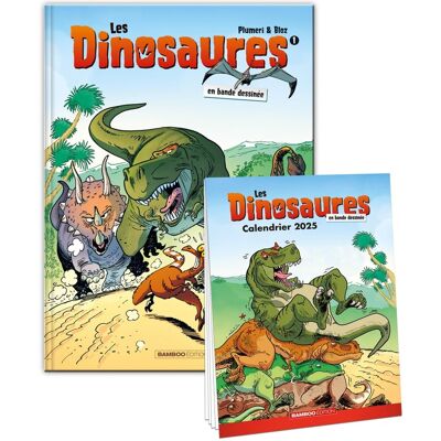 Bamboo Les Dinosaures en BD tome 1 + calendrier 2025 offert Bamboo Les Dinosaures en BD tome 1 + calendrier 2025 offert