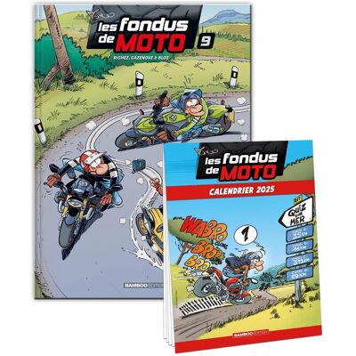 Bamboo Les fondus de moto tome 9 + calendrier 2025 offert Bamboo Les fondus de moto tome 9 + calendrier 2025 offert