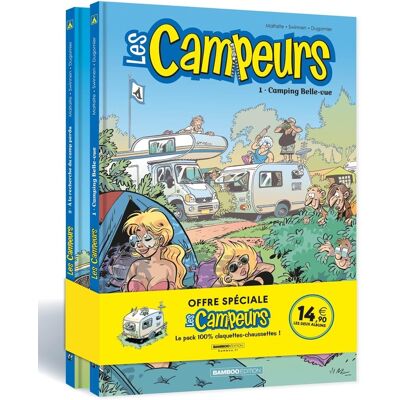 Bamboo Les campeurs - pack tomes 1 et 2 Bamboo Les campeurs - pack tomes 1 et 2