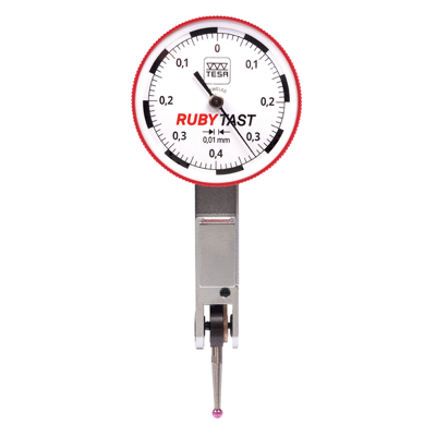 Indicateur à levier TESA RUBYTAST étendue de 0,8 mm - diam.28 mm Indicateur à levier TESA RUBYTAST étendue de 0,8 mm - diam.28 mm