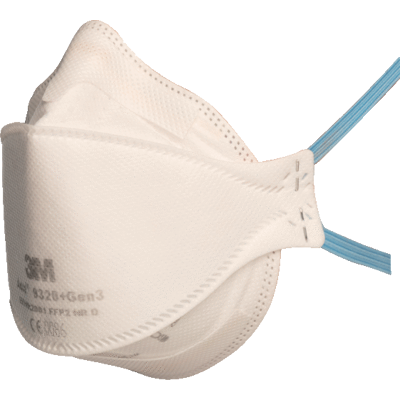 3M Masques respiratoires pliables FFP2 9320 Gen3 - Lot de 20 masques 3M Masques respiratoires pliables FFP2 9320 Gen3 - Lot de 20 masques