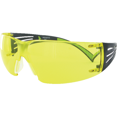 3M Lunettes de sécurité SecureFit 400, verres jaunes 3M Lunettes de sécurité SecureFit 400, verres jaunes
