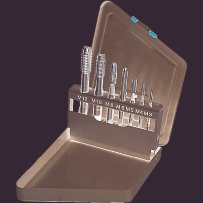 ASTRA Coffret de 7 tarauds machine ISO R 529, GUN, HSS-E, courts ASTRA Coffret de 7 tarauds machine ISO R 529, GUN, HSS-E, courts