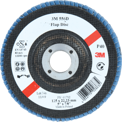 3M - 3M-566A - Ø125mm - Zirconium - Disque à lamelles 3M - 3M-566A - Ø125mm - Zirconium - Disque à lamelles
