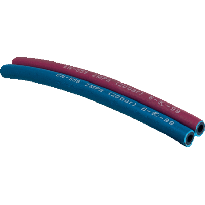 Tuyau de gaz WELDLINE W000010054 - 10x16mm, 25m, 20 bars Tuyau de gaz WELDLINE W000010054 - 10x16mm, 25m, 20 bars