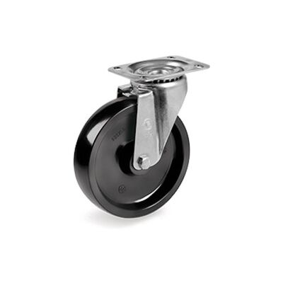 Roues-et-Roulettes.com Roue pivotante en acier 100mm - Industrie alimentaire Roues-et-Roulettes.com Roue pivotante en acier 100mm - Industrie alimentaire
