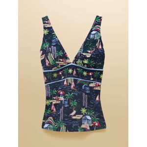 Joules Haut tankini Joules à col en V à empiècement Joules Haut tankini Joules à col en V à empiècement