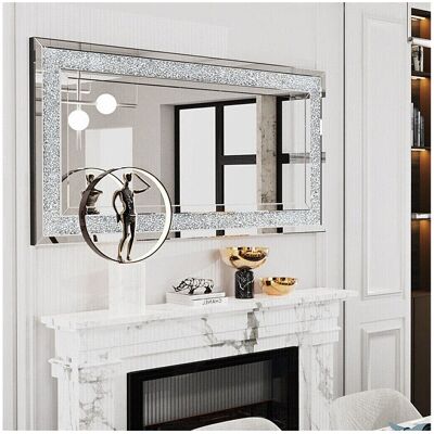Fativo Grand miroir décoration rectangulaire miroirs muraux déco mirroir murales chambre design 120x60cm Fativo Grand miroir décoration rectangulaire miroirs muraux déco mirroir murales chambre design 120x60cm