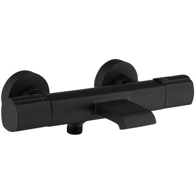 Carra mitigeur bain-douche thermostatique noir - Essebagno Carra mitigeur bain-douche thermostatique noir - Essebagno