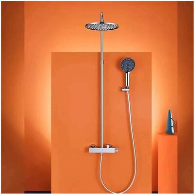 🚿 Colonne de douche Atéa chrome – 3 jets & bec bain 🚿 Colonne de douche Atéa chrome – 3 jets & bec bain