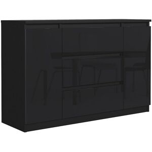 MebLocker Commode à 3 tiroirs, 2 Portes, 120 cm, idéale pour Le Salon, la Chambre à Coucher, la Chambre d'enfant et Le Bureau, MebLocker Commode à 3 tiroirs, 2 Portes, 120 cm, idéale pour Le Salon, la Chambre à Coucher, la Chambre d'enfant et Le Bureau,