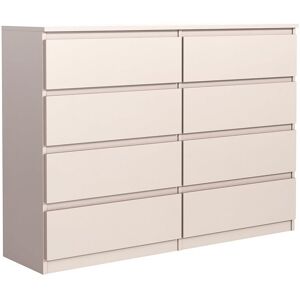 MebLocker Commode à 8 tiroirs de 140 cm, idéale pour Le Salon, la Chambre à Coucher, la Chambre d'enfant, la Chambre d'adolescent et Le Bureau, Solution MebLocker Commode à 8 tiroirs de 140 cm, idéale pour Le Salon, la Chambre à Coucher, la Chambre d'enfant, la Chambre d'adolescent et Le Bureau, Solution