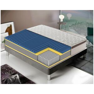 I Love Sleep Matelas Ressorts Ensachés 1600 - Housse Anatomique - 7 Zones De Confort 140x200 cm I Love Sleep Matelas Ressorts Ensachés 1600 - Housse Anatomique - 7 Zones De Confort 140x200 cm