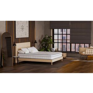 Douce Lune Matelas 140x190 2 Places Thalassa - Hybride : Ressorts Ensachés - Mémoire de Forme 60 kg/m³ Haute Qualité - Contre le Mal de Dos - Ferme - Confortable Douce Lune Matelas 140x190 2 Places Thalassa - Hybride : Ressorts Ensachés - Mémoire de Forme 60 kg/m³ Haute Qualité - Contre le Mal de Dos - Ferme - Confortable